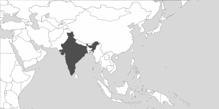 Map of Area India