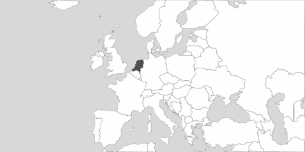 Map of Area The Netherlands