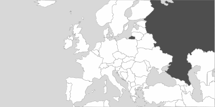 Map of Area Russia